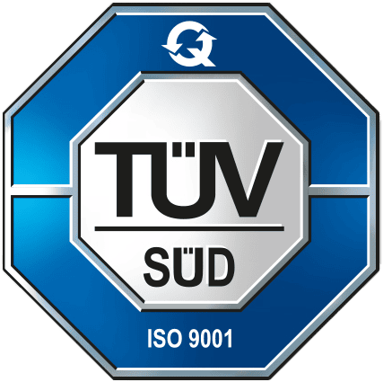 TÜV SÜD ISO 9001 Certified
